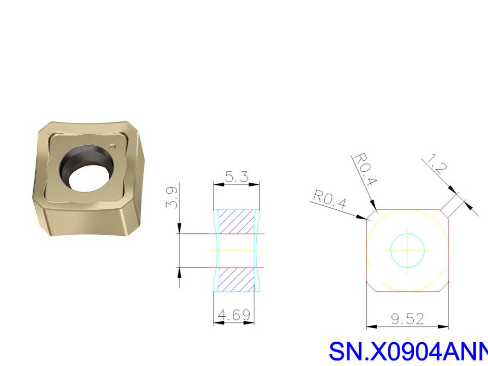 M5009面銑刀片SNGX0904ANN